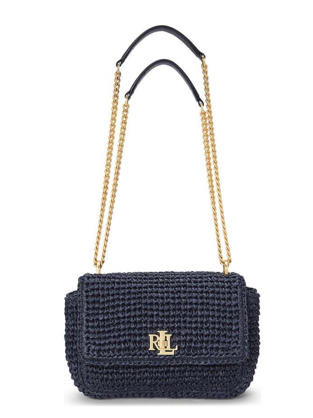 Lauren Ralph Lauren Women’s Woven Straw Medium Sophee Bag